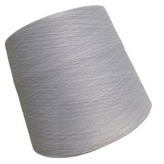 100%涤纱线有色纱32支蓝光白内衣袜子原料直销筒纱