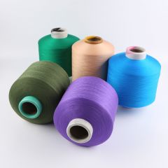 丙纶弹力丝袜子吊线提花线毛球玩具原料55D聚丙烯纱线